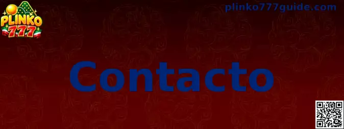 Página de contacto de Plinko 777