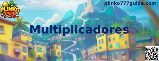 Tablero ilustrativo de Plinko 777 con multiplicadores en la zona inferior