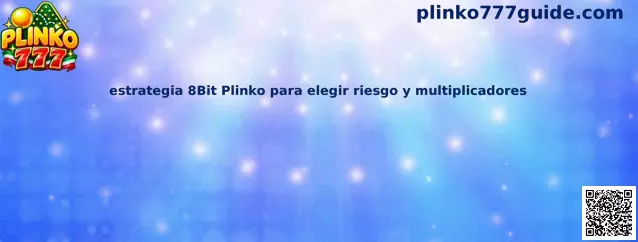 Imagen ilustrativa de la estrategia de 8Bit Plinko para analizar niveles de riesgo y multiplicadores