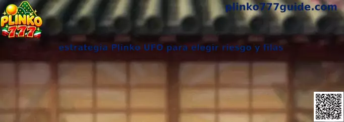 Guía visual para comparar riesgo y cantidad de filas en Plinko UFO